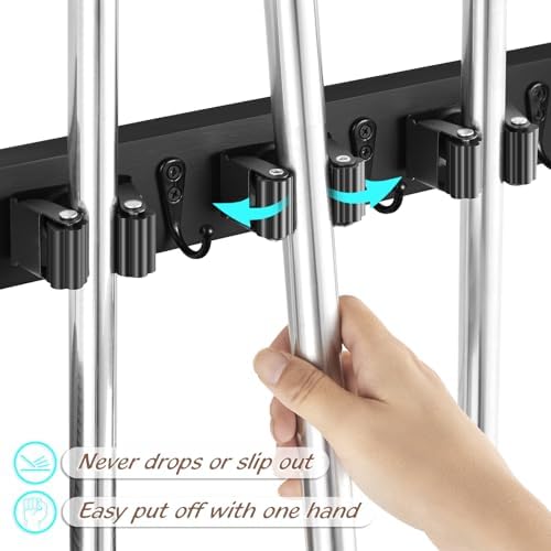 OUTNILI Mop and Broom Holder Wall Mount - Image 2