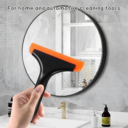 2 PCS Small Silicone Window Squeegee, Car Windshield Water Wiper Scraper - Image 5