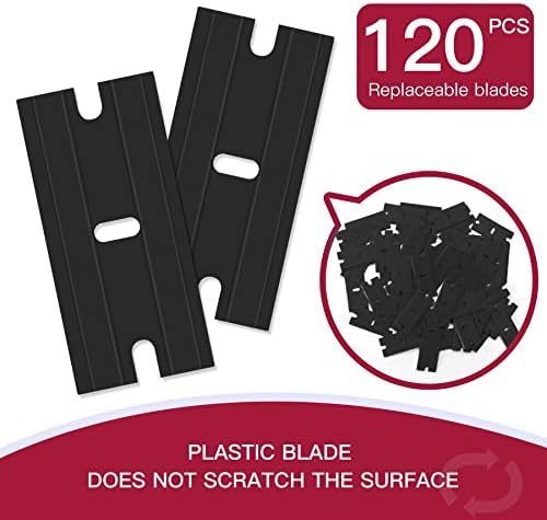 DEKEones Plastic Razor Blade Scraper, 2 Pack Razor Scraper - Image 4