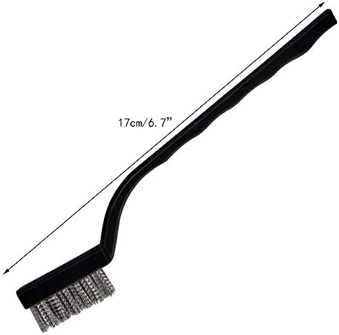 Topbuti 15 Pcs Mini Stainless Steel Wire Brush Set - Image 2