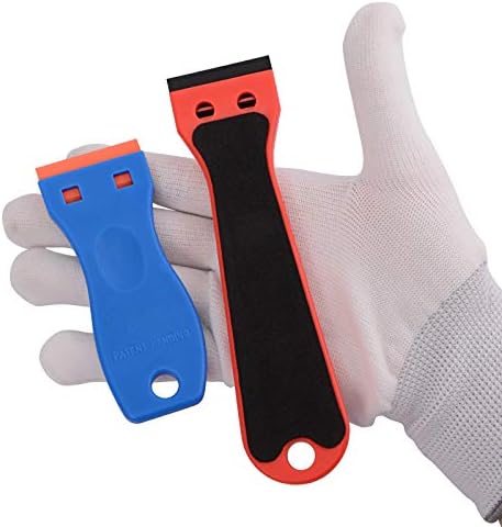 EHDIS 2pcs Plastic Razor Scraper 6-inch Long Handle Adhesive Remover Tool - Image 4