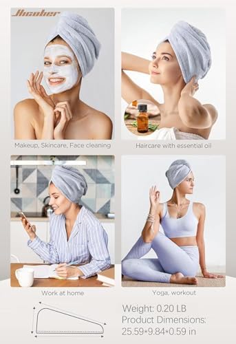 Hicober Microfiber Hair Towel Wrap - Image 6
