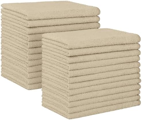 HOMEXCEL Microfiber Cleaning Cloth, 24 Pack Cleaning Rags by HOMEXCEL