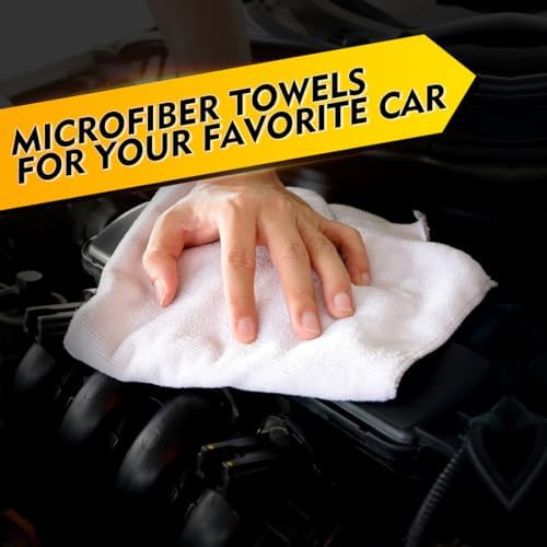 HOMEXCEL White Microfiber Cleaning Cloth 200PK, Towels - Image 7