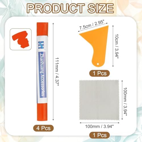 uxcell 4Pcs Wood Filler Sticks, Wood Repair Kit - Image 2