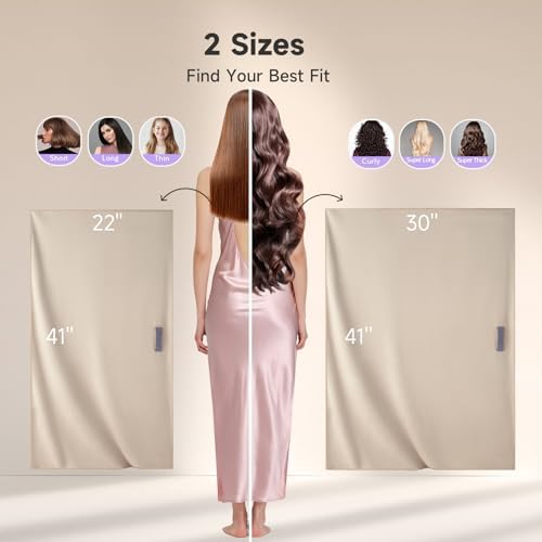 Umisleep Microfiber Hair Towel, Soft Anti-Frizz - Image 4