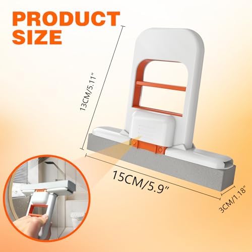 Self Squeezing Mini Mop, Wet and Dry Use Cleaning System, Foldable Desktop Mop - Image 7
