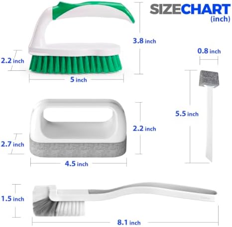 Holikme 7 Pack Cleaning Brush Scrub Brush Kitchen Brush - Image 6