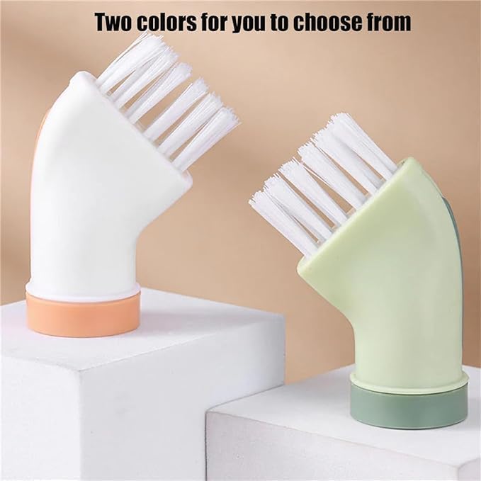 Multi-use Cleaning Brush Can Be Connected to Mineral Water Bottle - Image 2