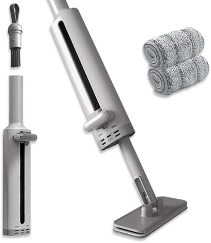 Portable Self-Squeeze Short Mop, Mini Lazy Hand Wash-Free Strong Absorbent Mop by SLTHE