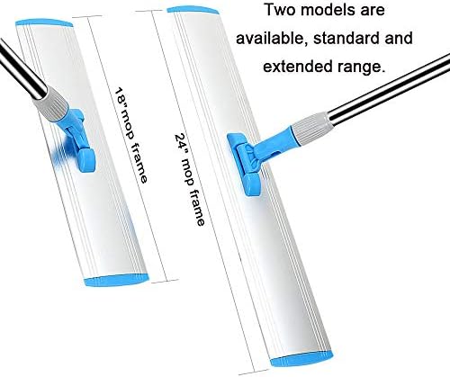 24 in Microfiber Wet & Dry Mops Heavy Duty Commercial Flat Floor Mop - Image 4