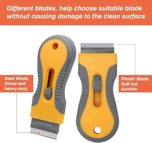 Razor Blade Scrape with 20pcs Extra Blades, Scraper Tool, Razor Blade - Image 4
