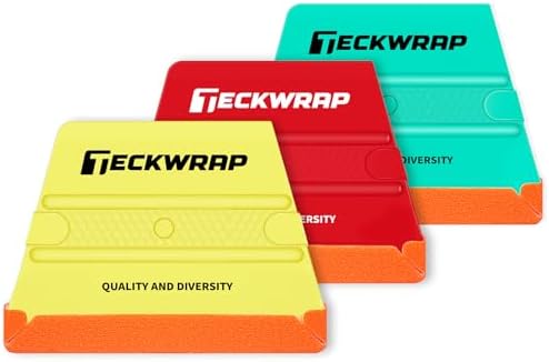 TECKWRAP Felt Squeegee for Vinyl Wrap -Trapezoid Shape by TECKWRAP