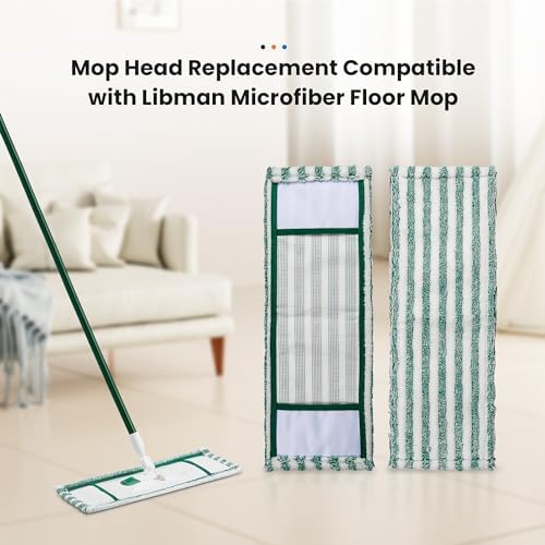 4 Pcs Microfiber Mop Pads Refills - Image 2