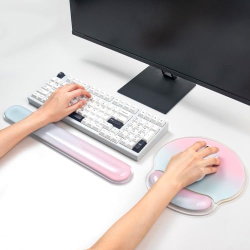 Gel Wrist Rest and Mouse Pad for Keyboard and Mouse, Ergonomic Mousepad Set - Image 6