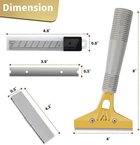 Razor Blade Scraper, 4 Inch Scraper Tool - Image 2