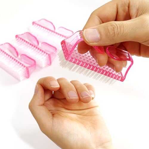 SQULIGT 4Pcs Nail Brushes for Cleaning Fingernails, Handle Grip Nail Scrubber - Image 2