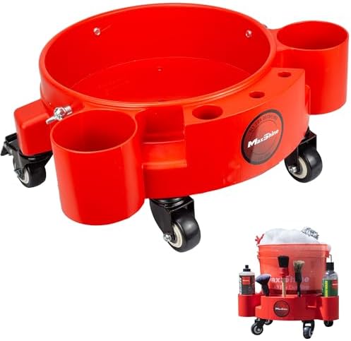 Maxshine Universal Rolling Bucket Dolly – Heavy-Duty, 5 Wheels by Maxshine