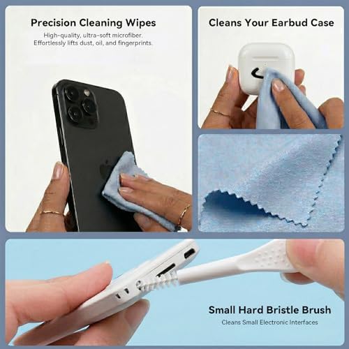Airpod Cleaner Kit for Earbuds Pro 1 2 3 4, 4-in-1 Phone Cleaning Kit - Image 4