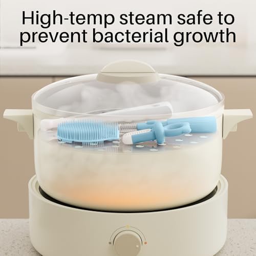 JOYMOOP Silicone Bottle Brush, Water Bottle Washer, Straw Cleaner - Image 5