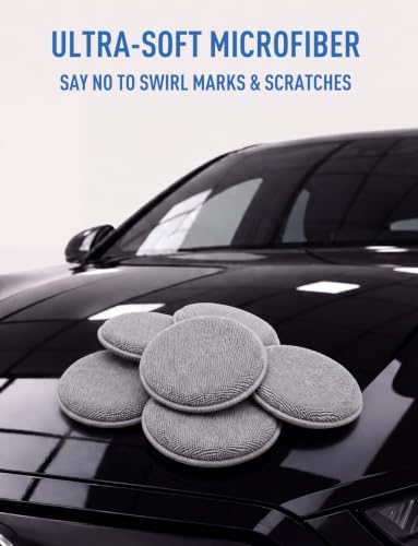 FONAROLL Microfiber Wax Applicator Pads, Car Wax Applicator, Buffing & Detail - Image 7