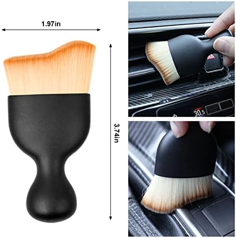 BELOMI Car Detailing Brush, Auto Interior Dusting Brush, Car Soft Bristle - Image 2