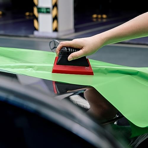FOSHIO Red Small Squeegee Window Tint Squeegee, Non-Slip Handle Rubber PPF - Image 6