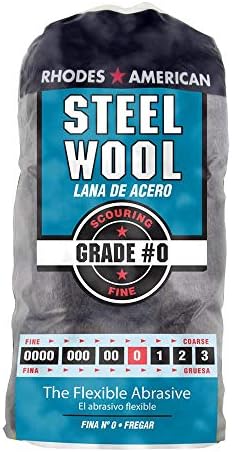 Homax-33873211105 Steel Wool, 12 pad, Fine Grade #0, Rhodes American, Between by Homax