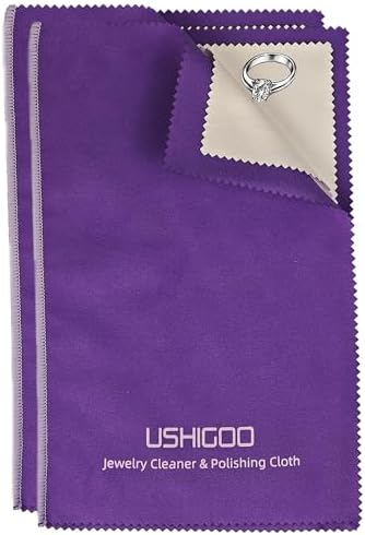2pcs Jewelry Cleaner&Polishing Clothb by USHIGOO