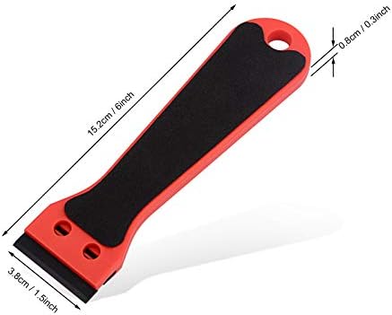 EHDIS 2pcs Plastic Razor Scraper 6-inch Long Handle Adhesive Remover Tool - Image 6