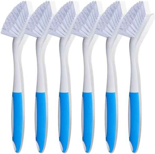 Hsei 6 Pcs Kitchen Scrub Dish Brush Bulk by Hsei