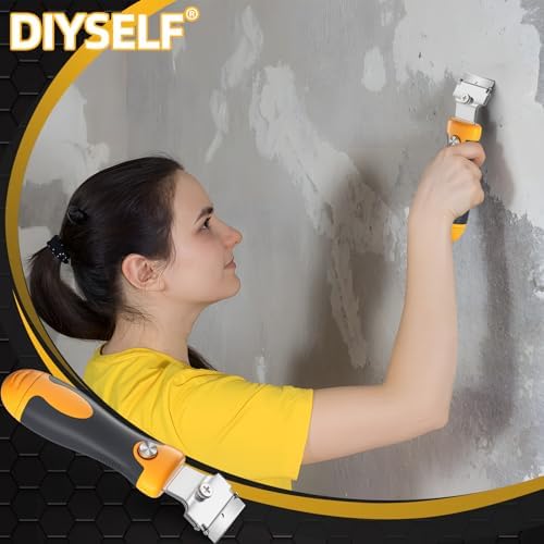 DIYSELF 12 Pack Razor Blade Scraper, Extendable Handle & 10 Extra Blades - Image 5
