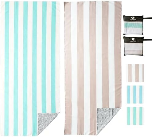 2 Pack Microfiber Beach Towel by PYSUPERMODE