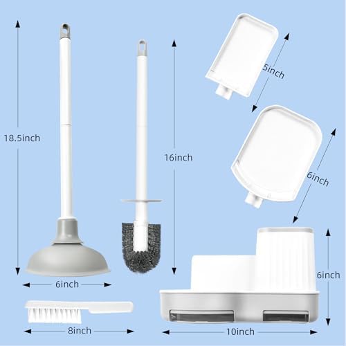 Silkyhose 2Pack Toilet Brush & Plunger Set - Image 7