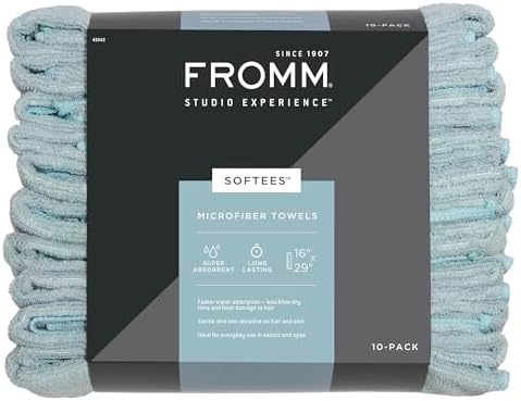 Fromm Softees Microfiber Salon Hair Towels by Fromm