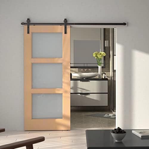 5.5FT Sliding Barn Door Hardware Kit - Image 2