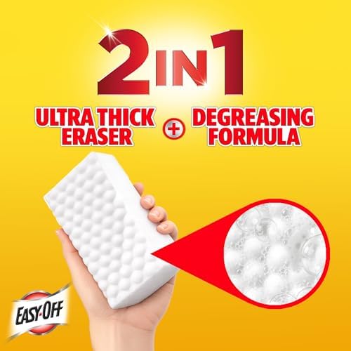 Easy Off® Heavy Duty Degreaser Cleaner, 2-in-1 Cleaning Pads - Image 2