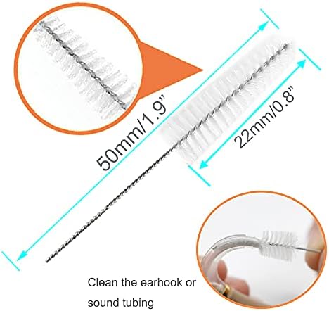 Hearing Aid Vent Earhook Tube Cleaning Brush Kit Tools Accessories - Image 3