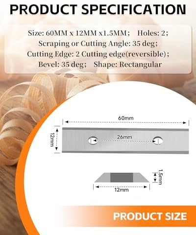 2-3/8" Carbide Paint Scraper Blade - Image 2
