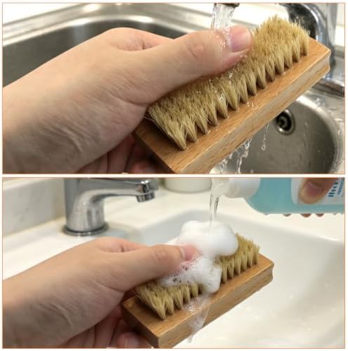 2 PCS Wooden Nail Brush - Image 5