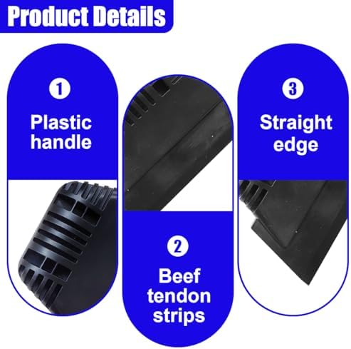 Small Squeegee, Soft Rubber PPF Car Window Tint Squeegee, Vinyl Wrap Scraper - Image 3