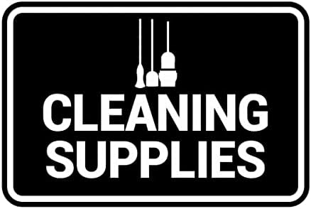 Signs ByLITA Classic Framed Cleaning Supplies Sign by SignsByLITA