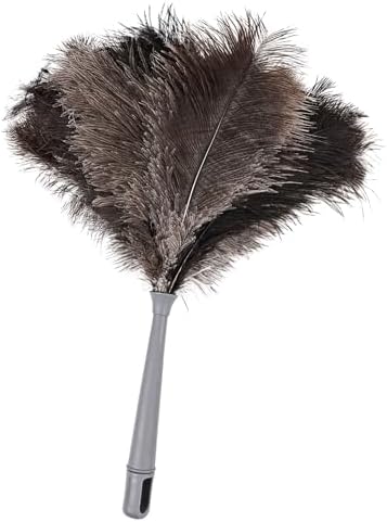 Feather Duster-Genuine Ostrich Feathers, Anti-Static, Reusable Eco-Friendly by FeelFunFeather