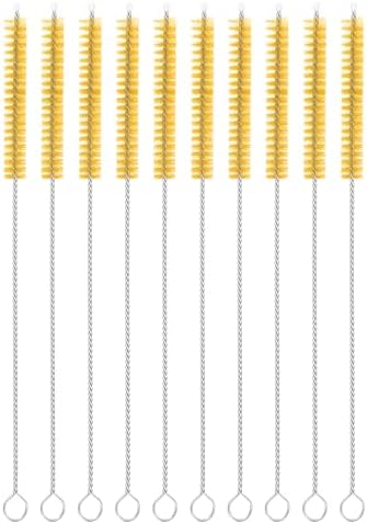 uxcell 10Pcs Drinking Straw Cleaning Brushes, Sippy Cup, Bottle and Tube by uxcell