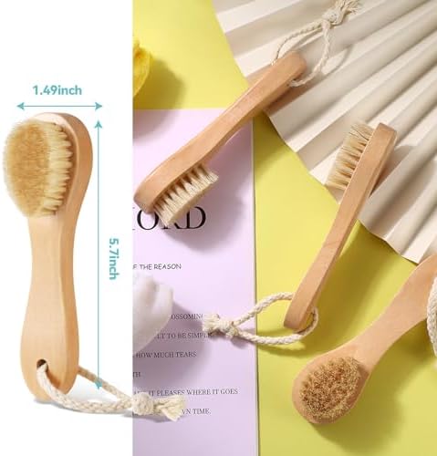 3 Pcs Wood Laundry Stain Brush Stain Remover Brushes - Image 4