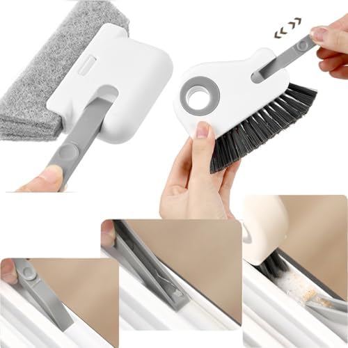 3pce 2in1 Sliding Door Track Cleaning Brush Window Track and Sliding Doors - Image 3