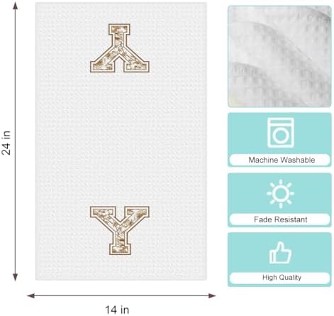 Chinoiserie Initial Kitchen Towels, Personalized Kitchen Towels, Personalized - Image 6