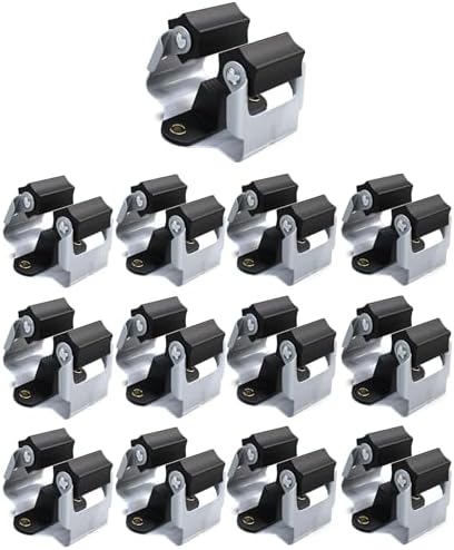 3-H Mop Holder 12 Pack, Brush Holder, Broom Holder Wall Mounted by 3-H