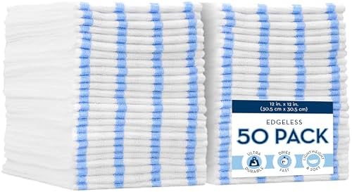 VIKING Bulk Edgeless Microfiber Cleaning Cloths, 50 Pack by VikingCarCare