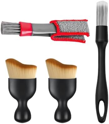 4PCS Car Detailing Brush Kit, Automotive Dusting Cleaning Kit by Unknown